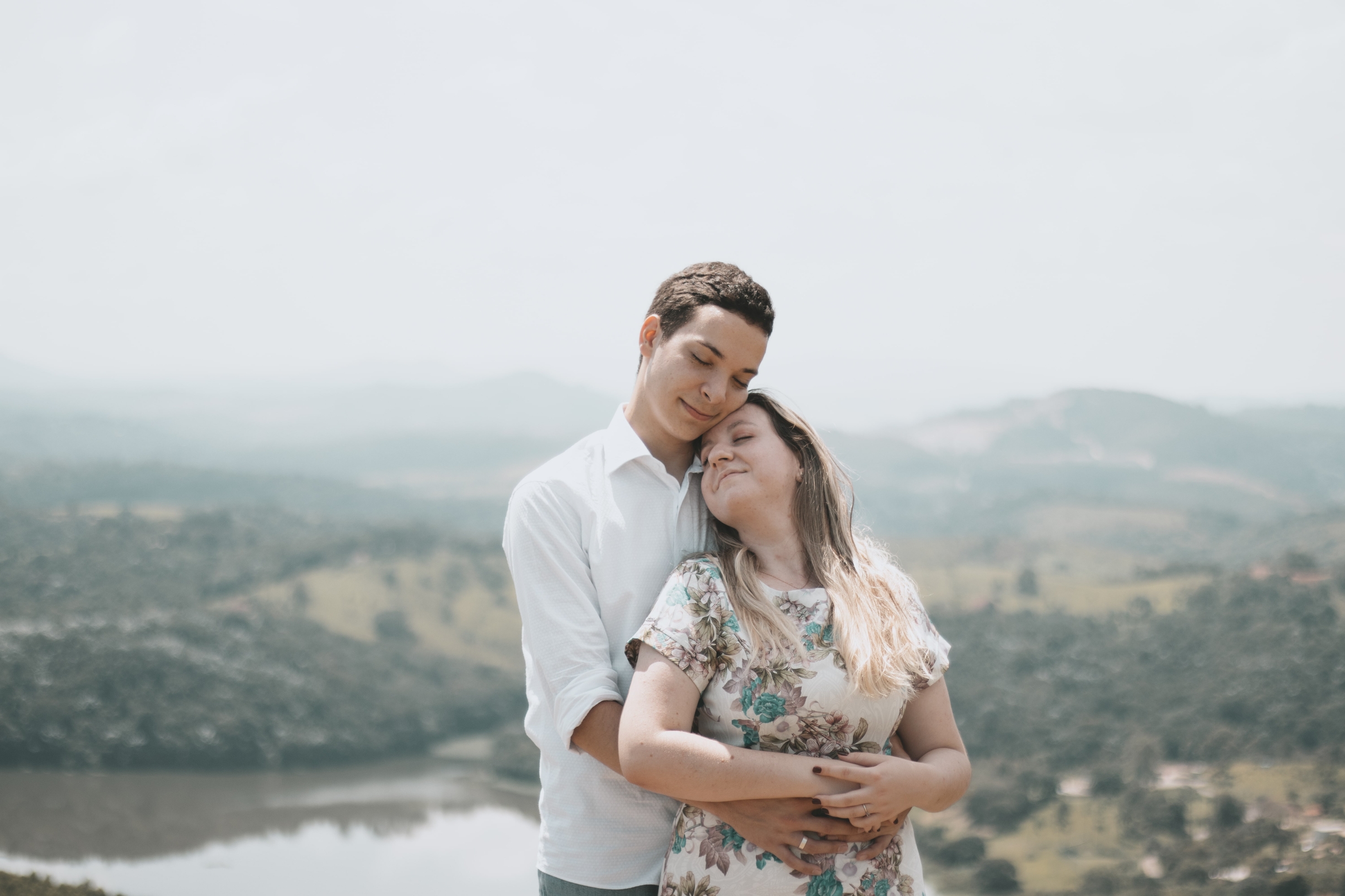 Guilherme e Luana no Morro da Capuava