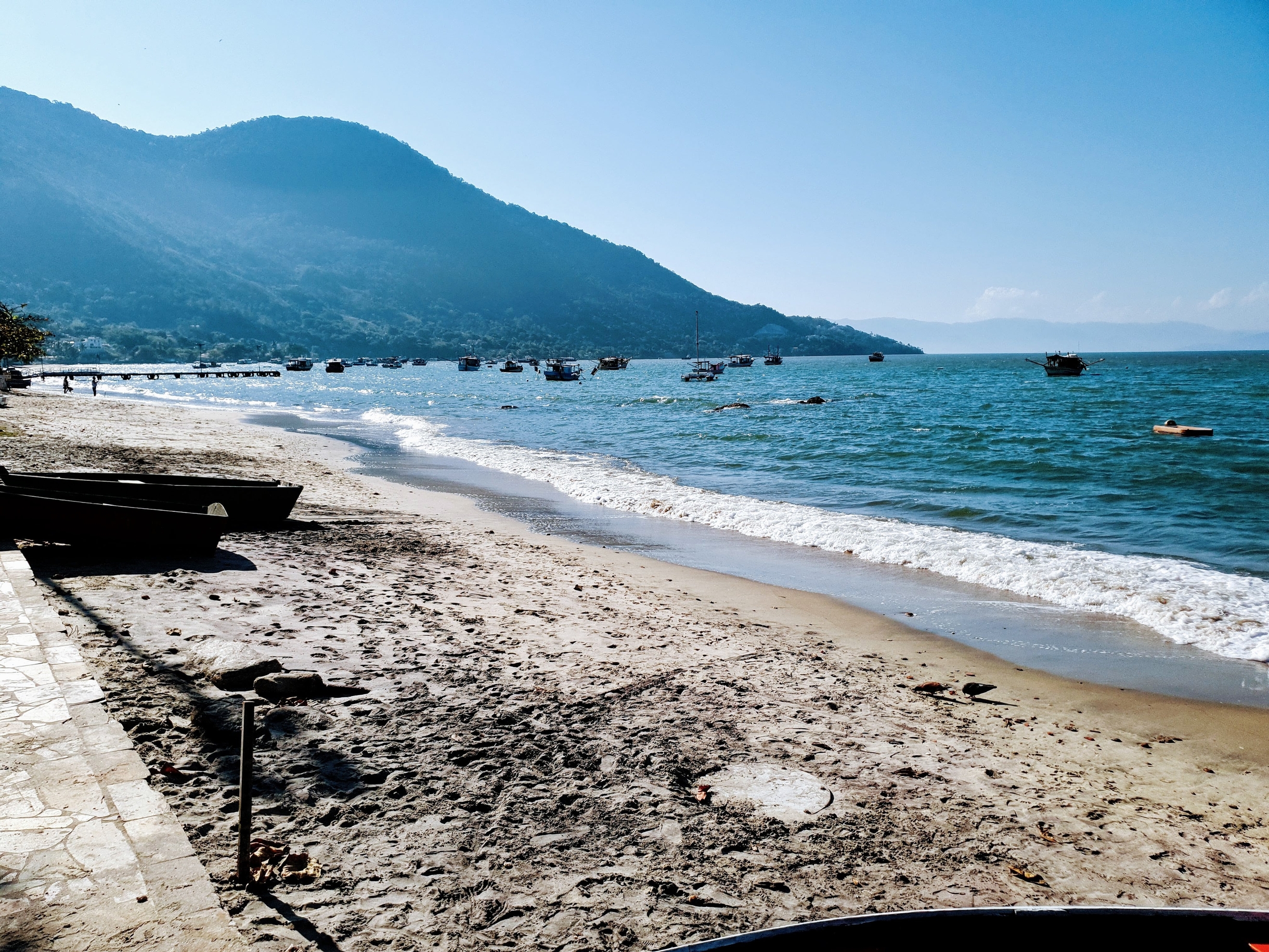 Vista da praia - Espaço Chico